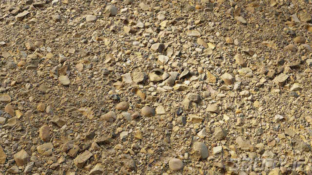 متریال زمین شن gravel ground عکس 1